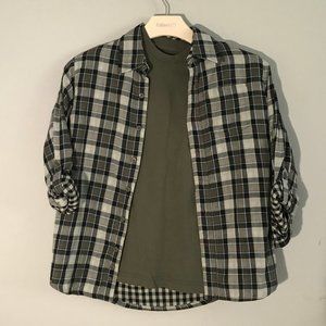 Boys Flannel & Tee